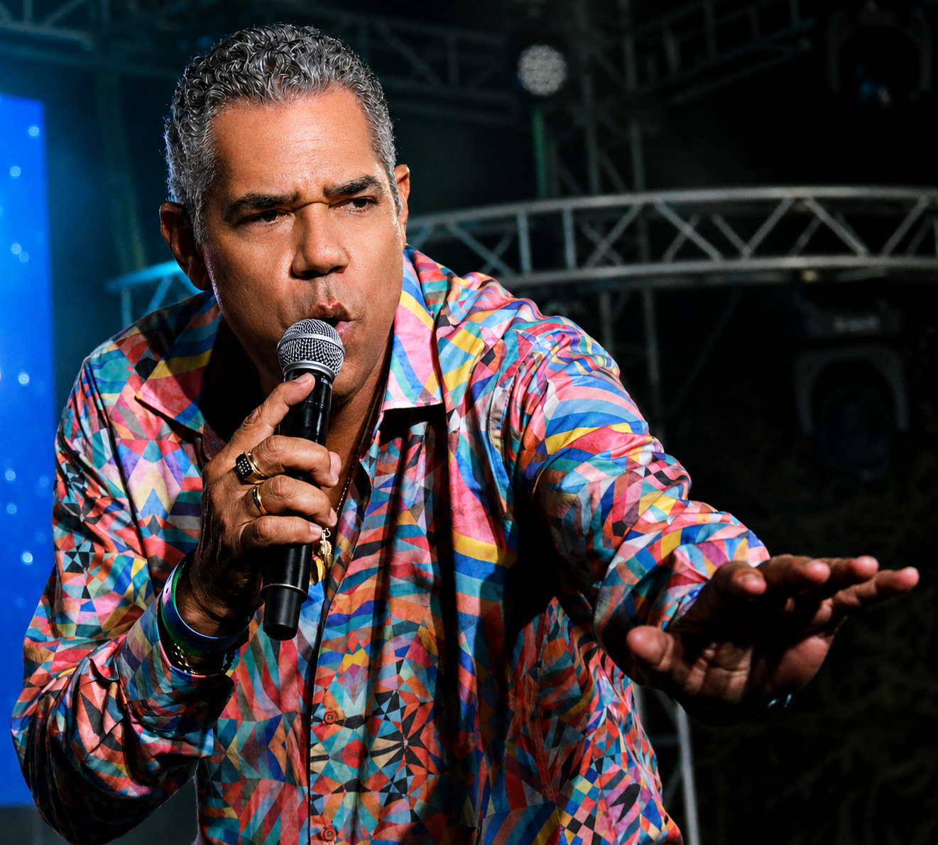 Farley Lourens performing at Jazz meets Culture festival